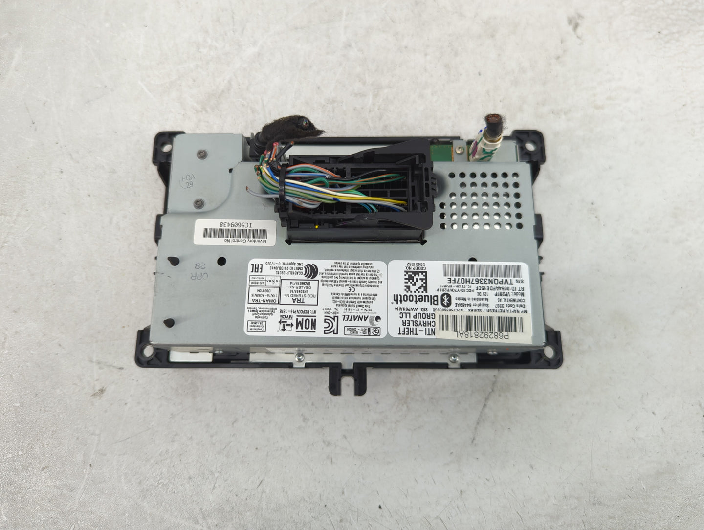 2018 Jeep Compass Information Display Screen Black - Oemusedautoparts1.com