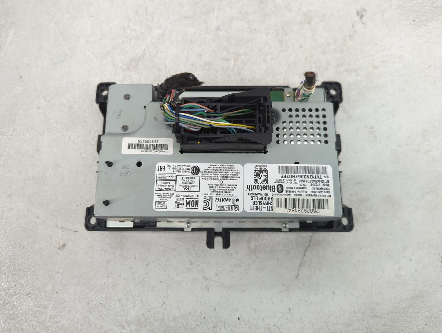 2018 Jeep Compass Information Display Screen Black - Oemusedautoparts1.com