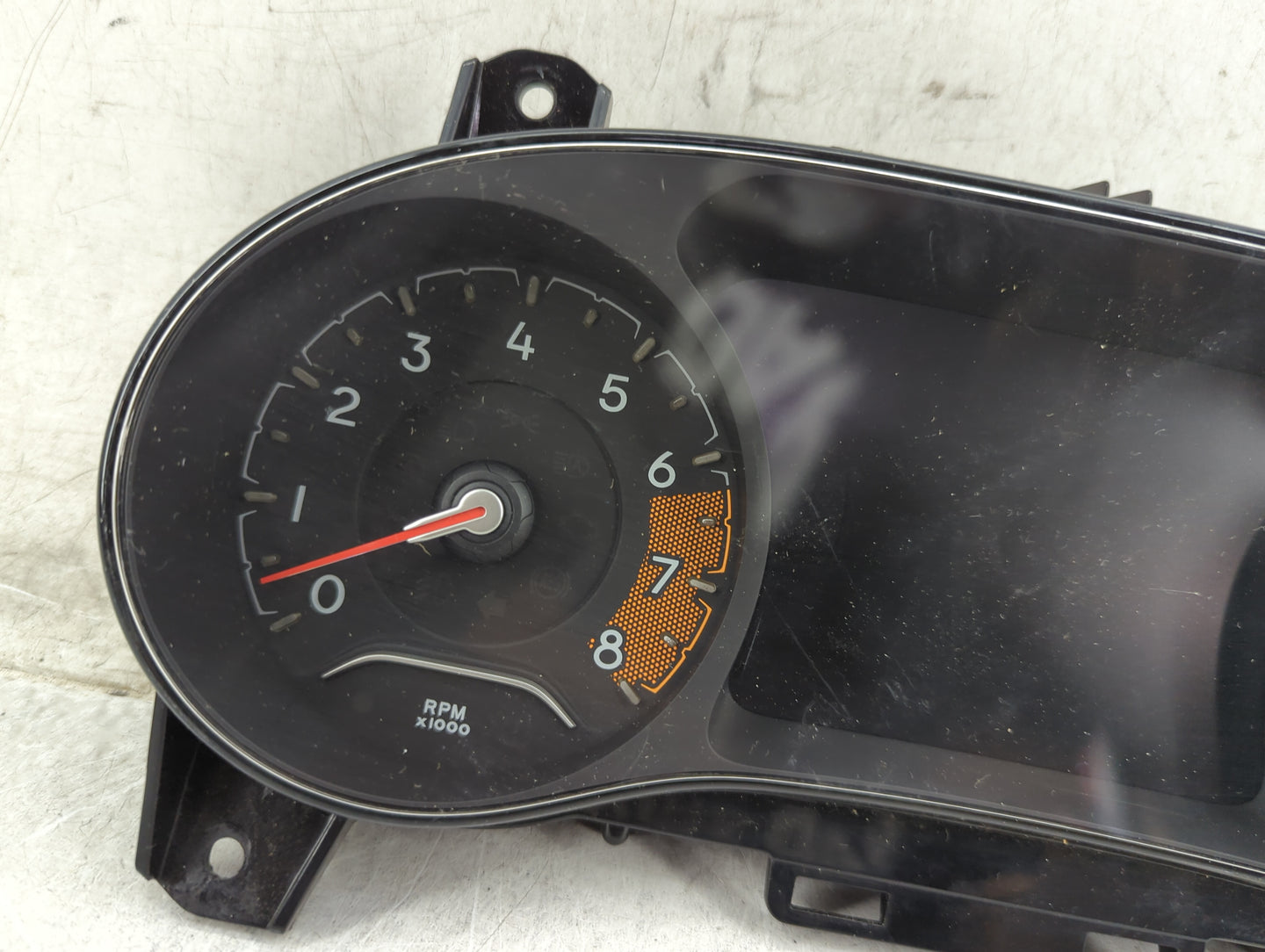 2018 Jeep Compass Instrument Cluster Speedometer Gauges P/N:6QR57DX9AB 53246859, 03018890118 Fits OEM Used Auto Parts - Oemu