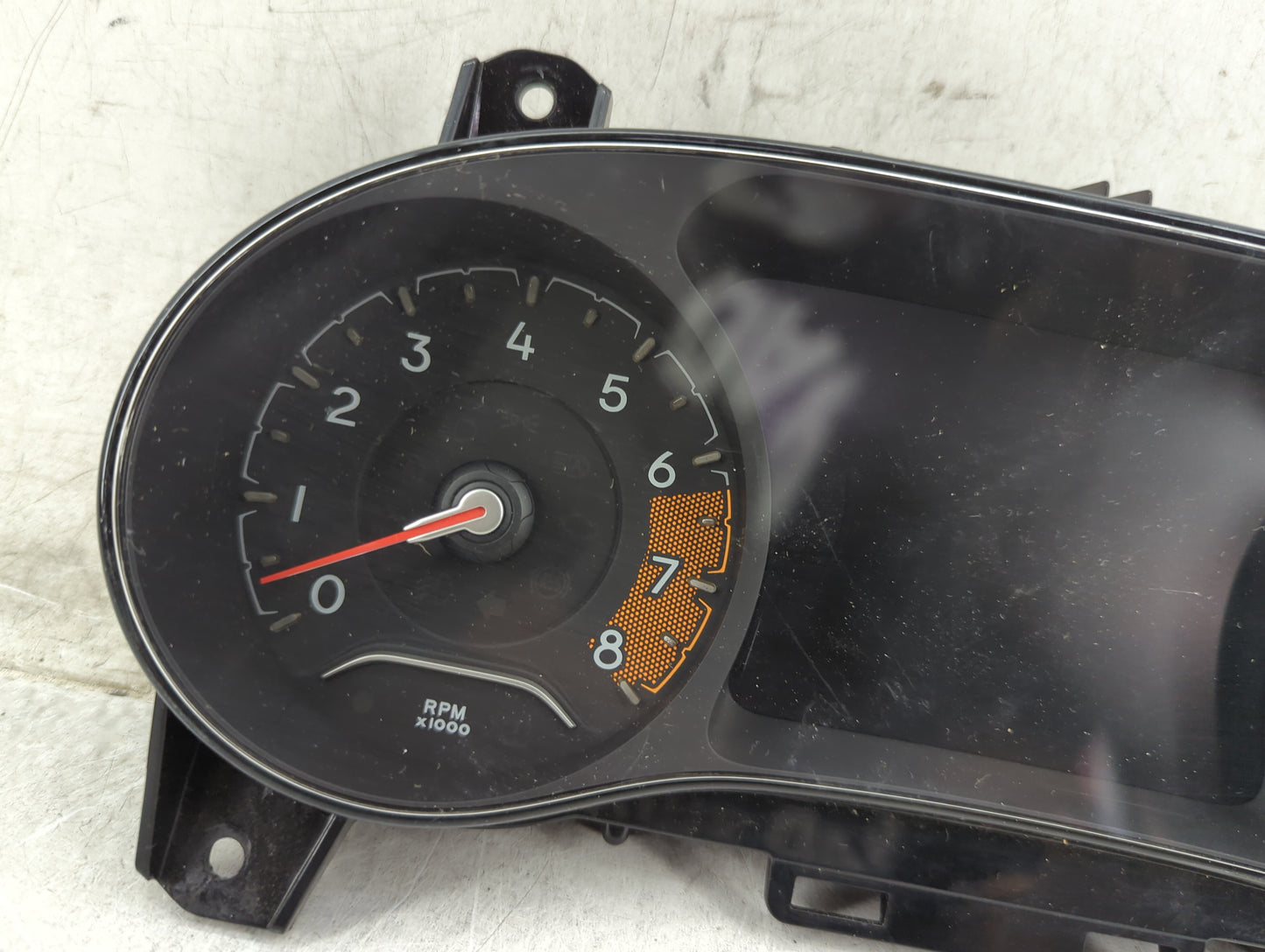 2018 Jeep Compass Instrument Cluster Speedometer Gauges P/N:6QR57DX9AB 53246859, 03018890118 Fits OEM Used Auto Parts - Oemu