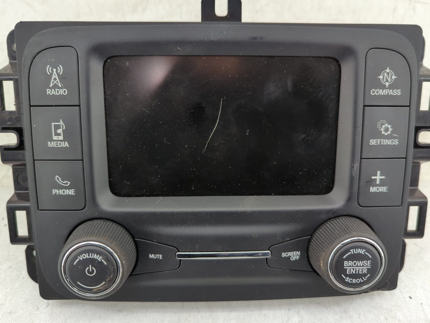 2018 Jeep Compass Radio AM FM Cd Player Receiver Replacement P/N:P68292817AJ Fits OEM Used Auto Parts - Oemusedautoparts1.co