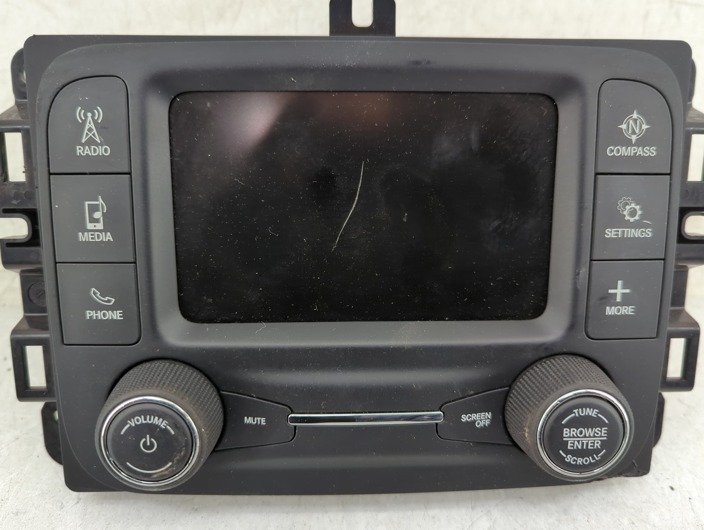 2018 Jeep Compass Radio AM FM Cd Player Receiver Replacement P/N:P68292817AJ Fits OEM Used Auto Parts - Oemusedautoparts1.co