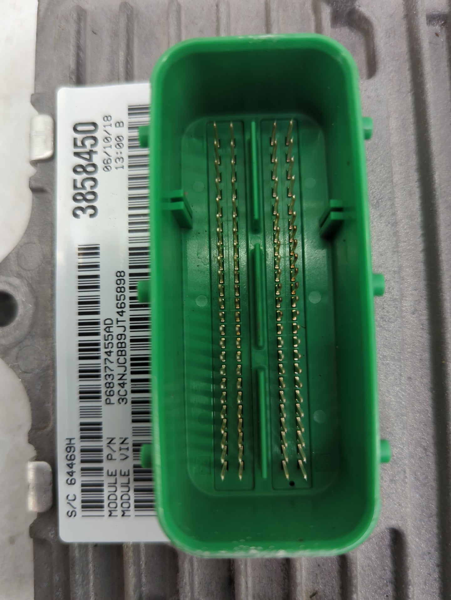 2018 Jeep Compass PCM Engine Control Computer ECU ECM PCU OEM P/N:P68342095AA P50053906, P68377455AD, A2C7607120000 Fits OEM