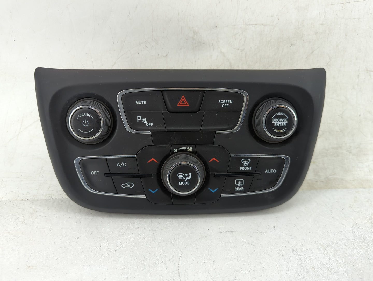 2018 Jeep Compass Climate Control Module Temperature AC/Heater Replacement P/N:P5VA59DX9AD MX237050-2350 Fits OEM Used Auto 