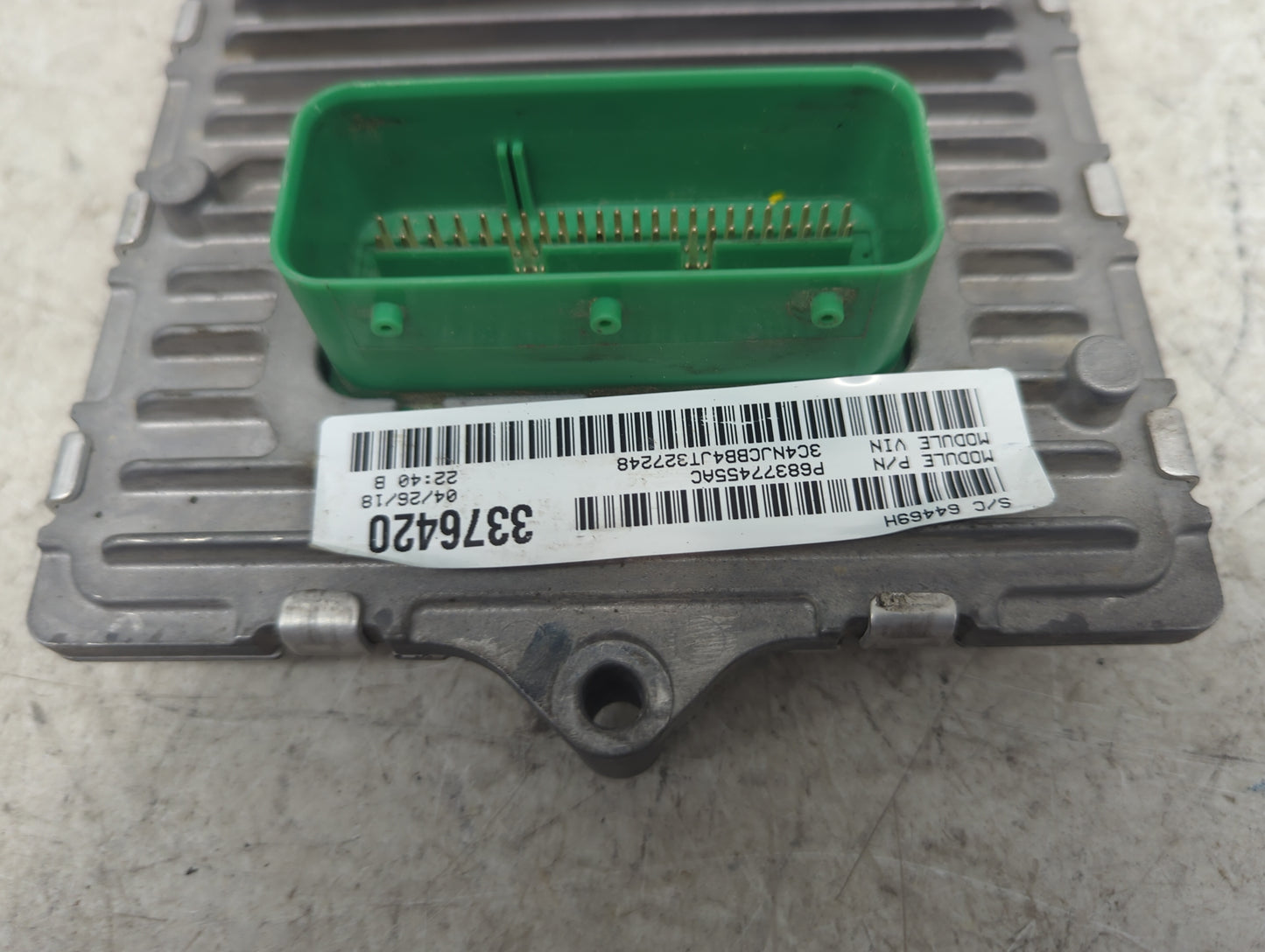 2018 Jeep Compass PCM Engine Control Computer ECU ECM PCU OEM P/N:P68342095AA P50053906, T00EP1108FLA9E, A2C7607120000 Fits 