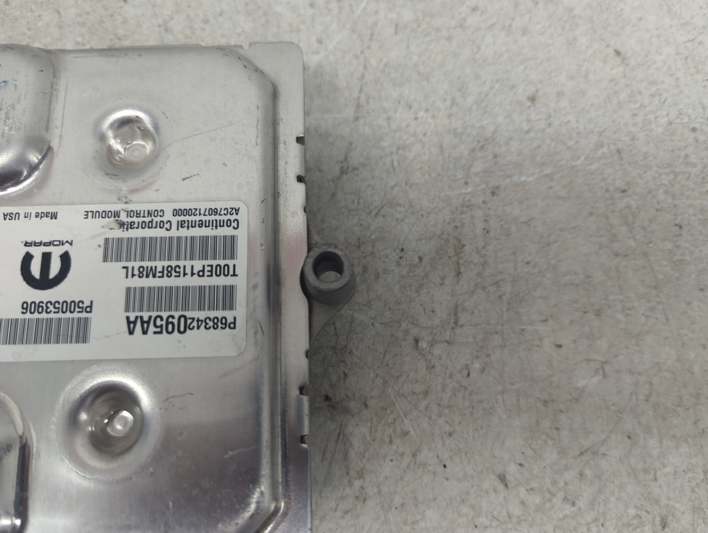2018 Jeep Compass PCM Engine Control Computer ECU ECM PCU OEM P/N:P68342095AA P50053906, T00EP1158FM81L, A2C76071200000 Fits