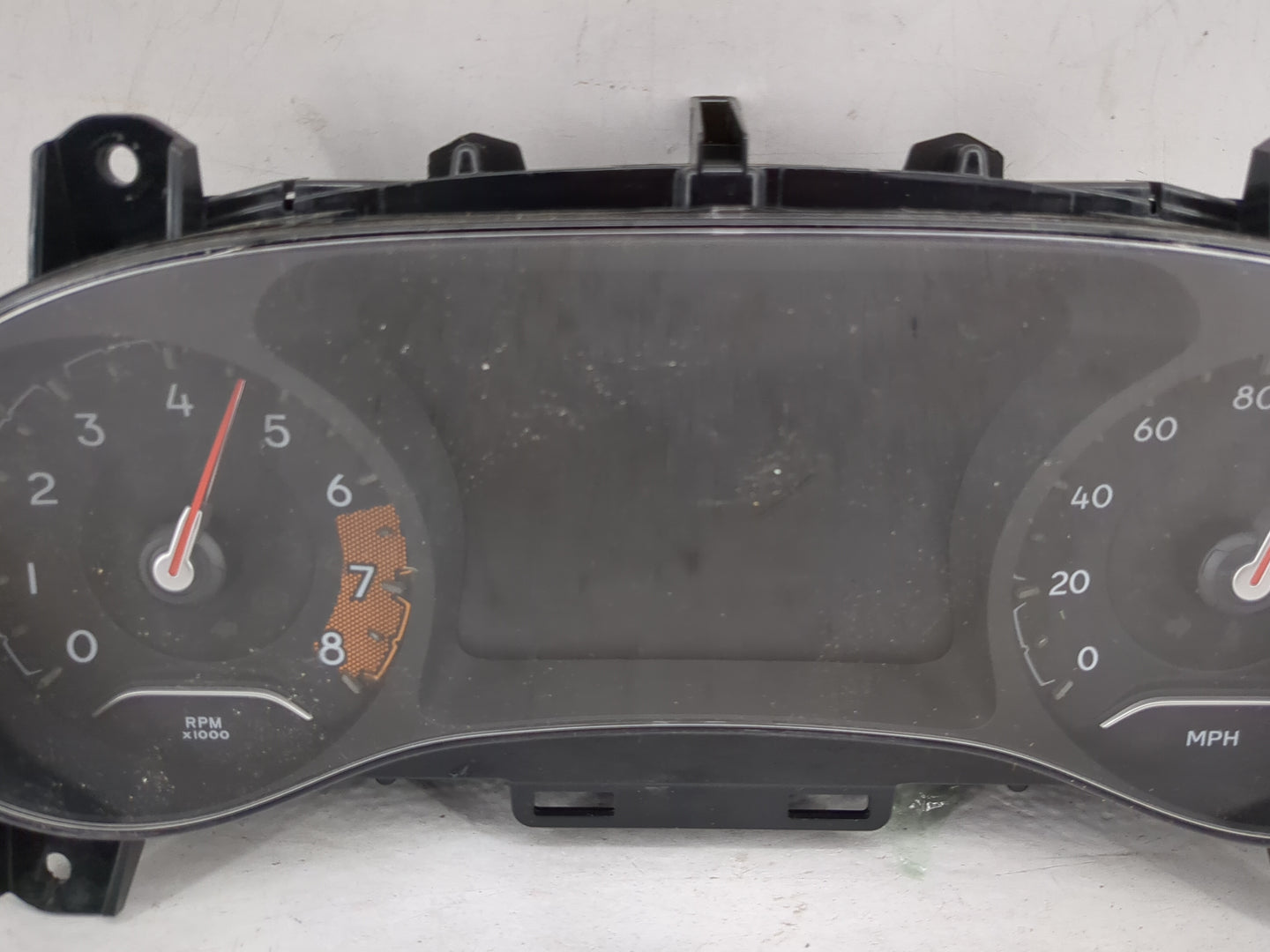 2018 Jeep Compass Instrument Cluster Speedometer Gauges P/N:6QR57DX9AB 503018890118, 53246859 Miles: Fits OEM Used Auto Part