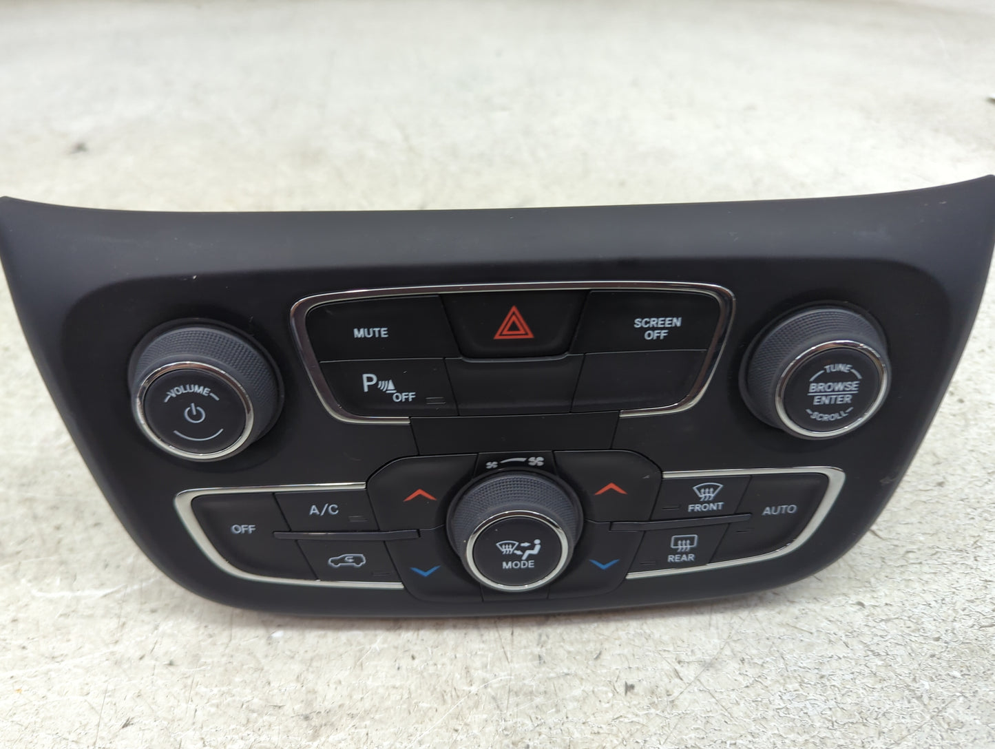 2018 Jeep Compass Climate Control Module Temperature AC/Heater Replacement P/N:P5VA59DX9AF MX237050-2355 Fits OEM Used Auto 