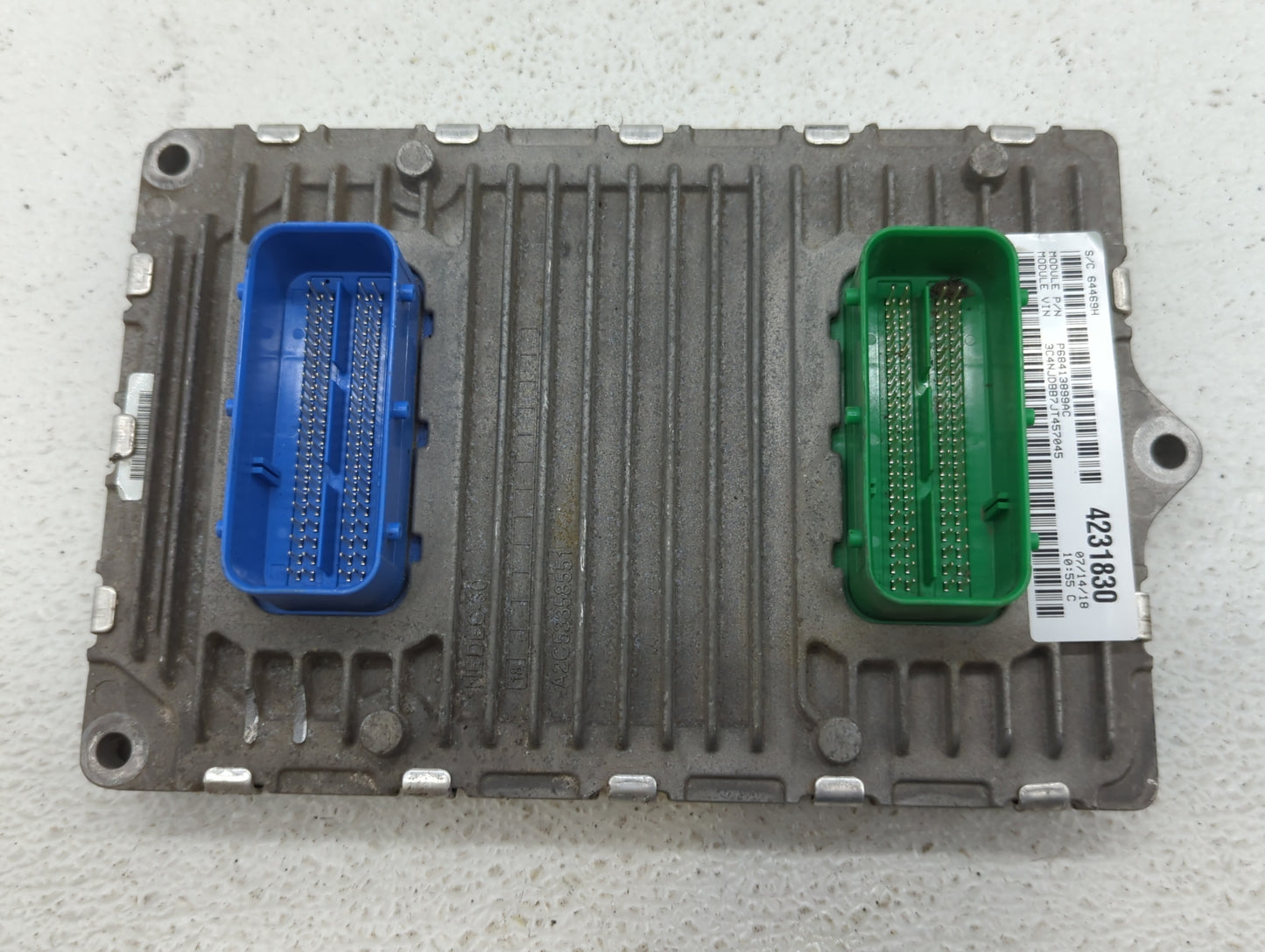 2018 Jeep Compass PCM Engine Control Computer ECU ECM PCU OEM P/N:P68342095AA Fits OEM Used Auto Parts - Oemusedautoparts1.c