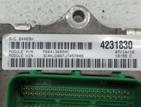 2018 Jeep Compass PCM Engine Control Computer ECU ECM PCU OEM P/N:P68342095AA Fits OEM Used Auto Parts - Oemusedautoparts1.c