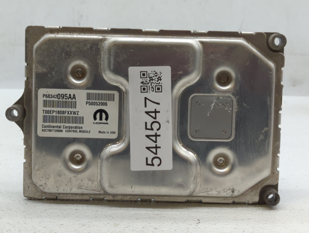 2017-2018 Jeep Compass PCM Engine Control Computer ECU ECM PCU OEM P/N:P68342095AA Fits Fits 2017 2018 OEM Used Auto Parts -
