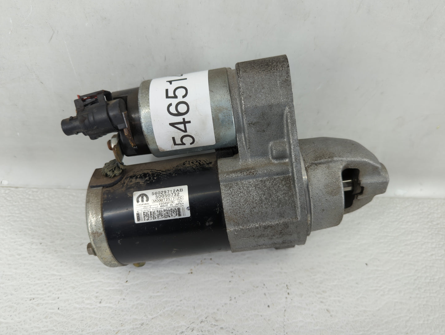 2017-2020 Jeep Compass Car Starter Motor Solenoid OEM P/N:M000T251771ZC 56029712AB Fits Fits 2017 2018 2019 2020 2021 2022 O