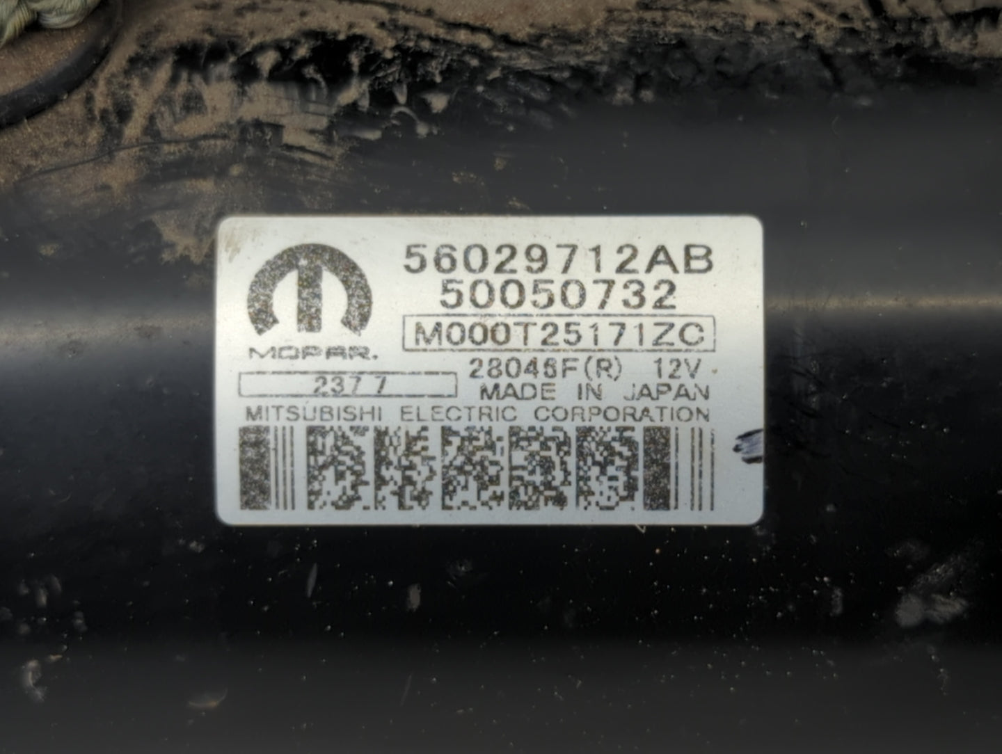 2017-2020 Jeep Compass Car Starter Motor Solenoid OEM P/N:M000T251771ZC 56029712AB Fits Fits 2017 2018 2019 2020 2021 2022 O