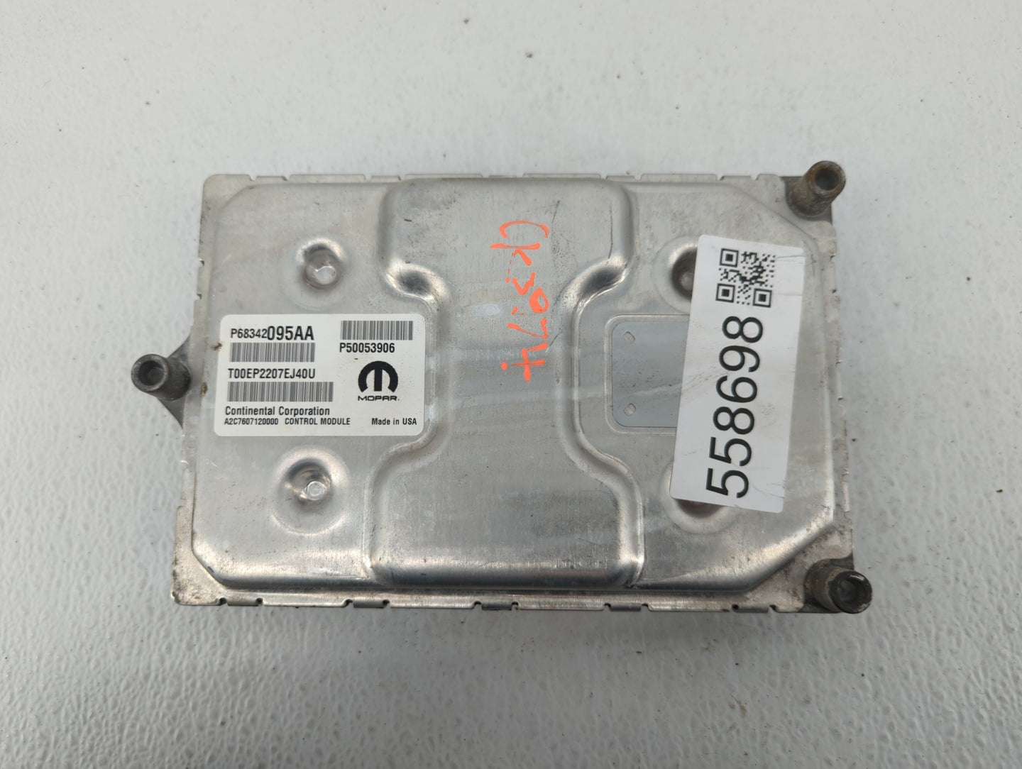 2018 Jeep Compass PCM Engine Control Computer ECU ECM PCU OEM P/N:P68342095AA Fits OEM Used Auto Parts - Oemusedautoparts1.c
