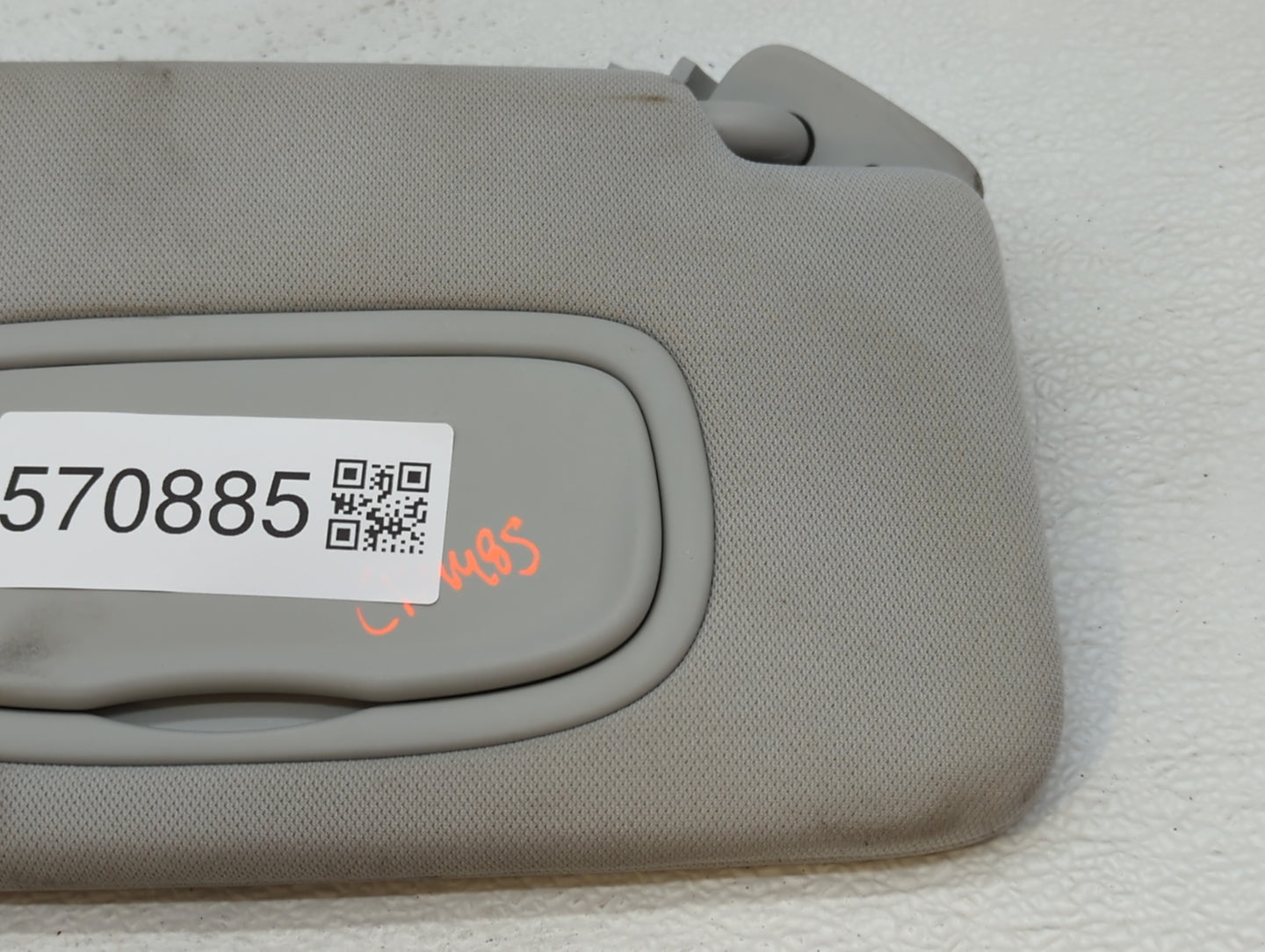 2018 Jeep Compass Sun Visor Shade Replacement Passenger Right Mirror Fits OEM Used Auto Parts - Oemusedautoparts1.com