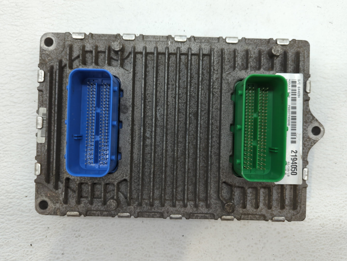 2018 Jeep Compass PCM Engine Control Computer ECU ECM PCU OEM P/N:P6832095AA Fits OEM Used Auto Parts - Oemusedautoparts1.co