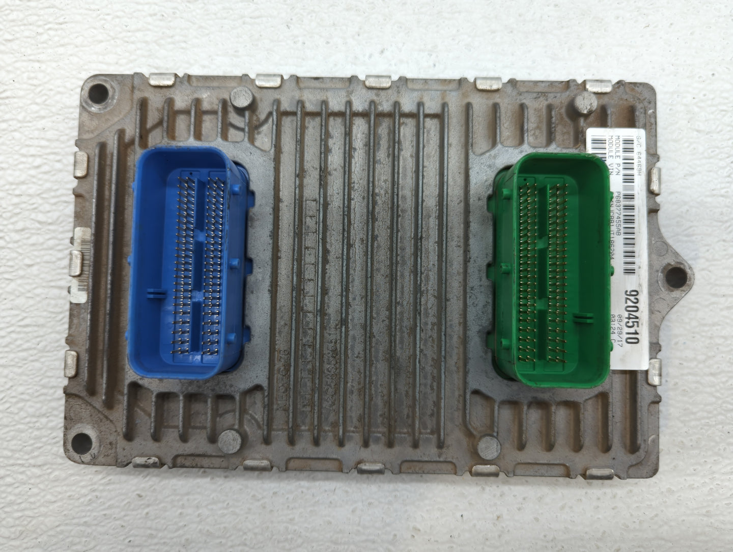 2018 Jeep Compass PCM Engine Control Computer ECU ECM PCU OEM P/N:P98342095AA Fits OEM Used Auto Parts - Oemusedautoparts1.c