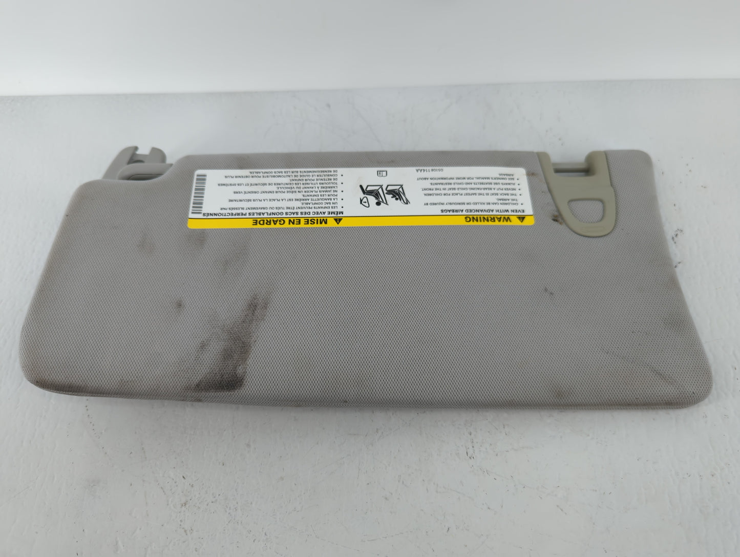 2018 Jeep Compass Sun Visor Shade Replacement Passenger Right Mirror Fits OEM Used Auto Parts - Oemusedautoparts1.com