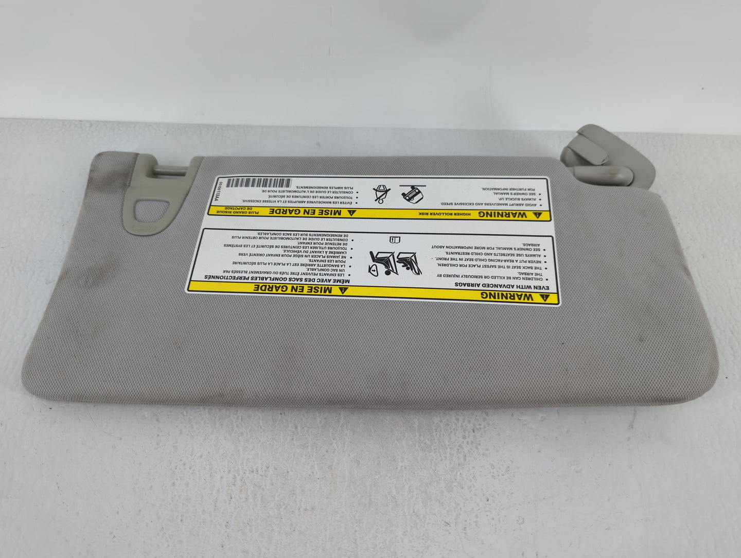 2018 Jeep Compass Sun Visor Shade Replacement Driver Left Mirror Fits OEM Used Auto Parts - Oemusedautoparts1.com