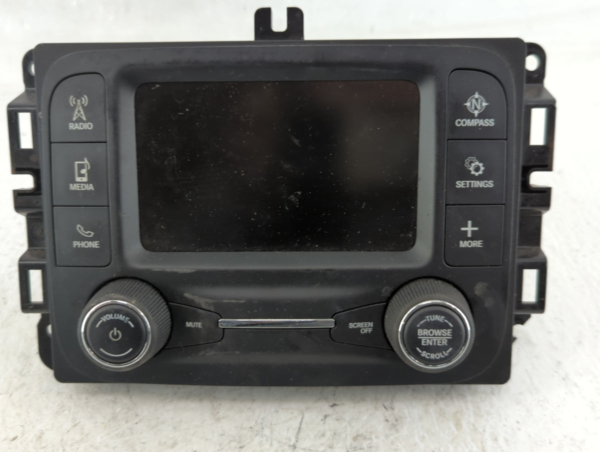 2018 Jeep Compass Am Fm Cd Player Radio Receiver 637657 - Oemusedautoparts1.com