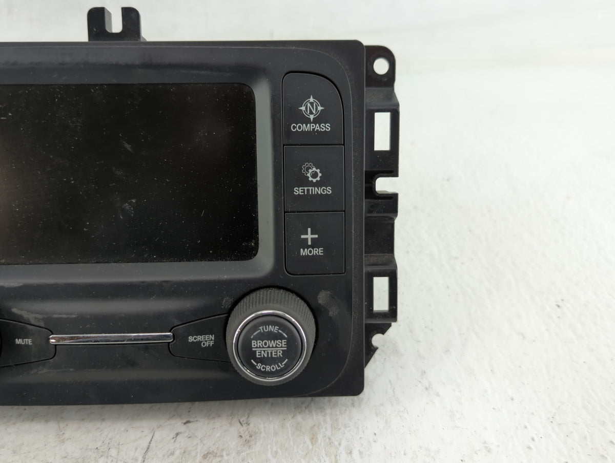 2018 Jeep Compass Am Fm Cd Player Radio Receiver 637657 - Oemusedautoparts1.com