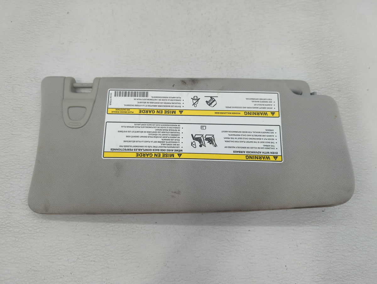 2017-2018 Jeep Compass Sun Visor Shade Replacement Driver Left Mirror Fits Fits 2017 2018 OEM Used Auto Parts - Oemusedautop