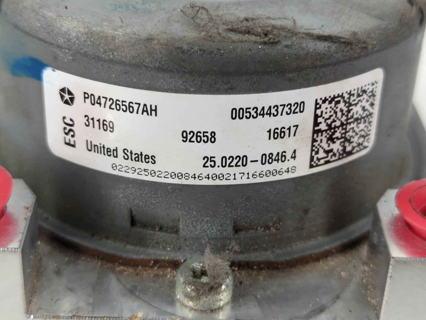 2018 Jeep Compass ABS Pump Control Module Replacement P/N:00534437320 P04726567AH Fits OEM Used Auto Parts - Oemusedautopart