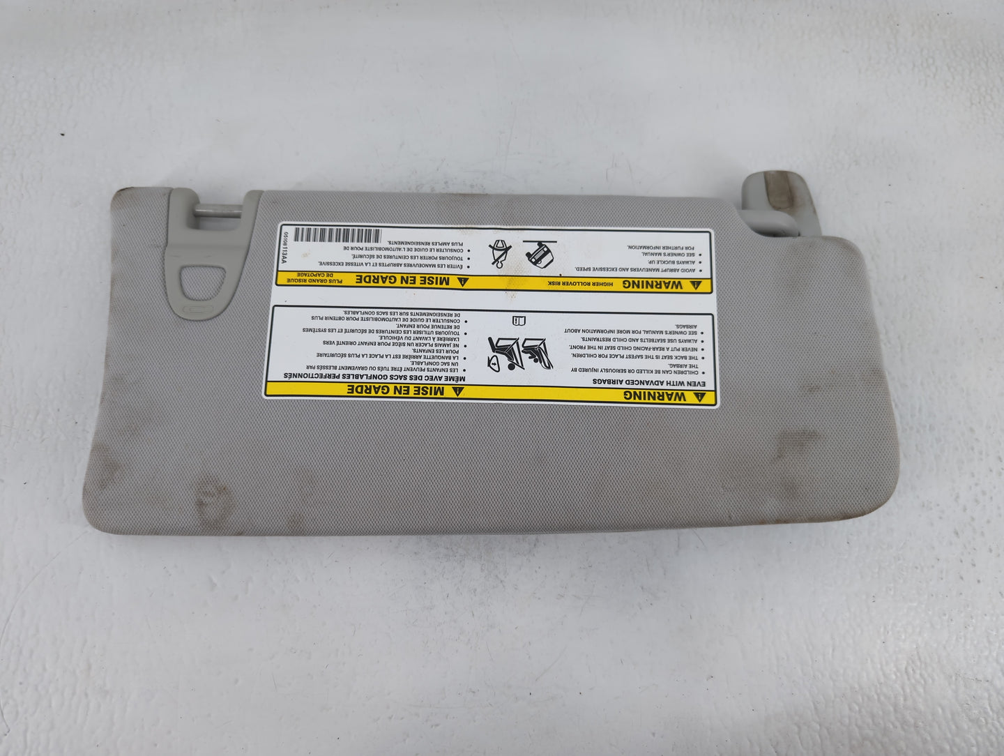 2018 Jeep Compass Sun Visor Shade Replacement Driver Left Mirror Fits OEM Used Auto Parts - Oemusedautoparts1.com