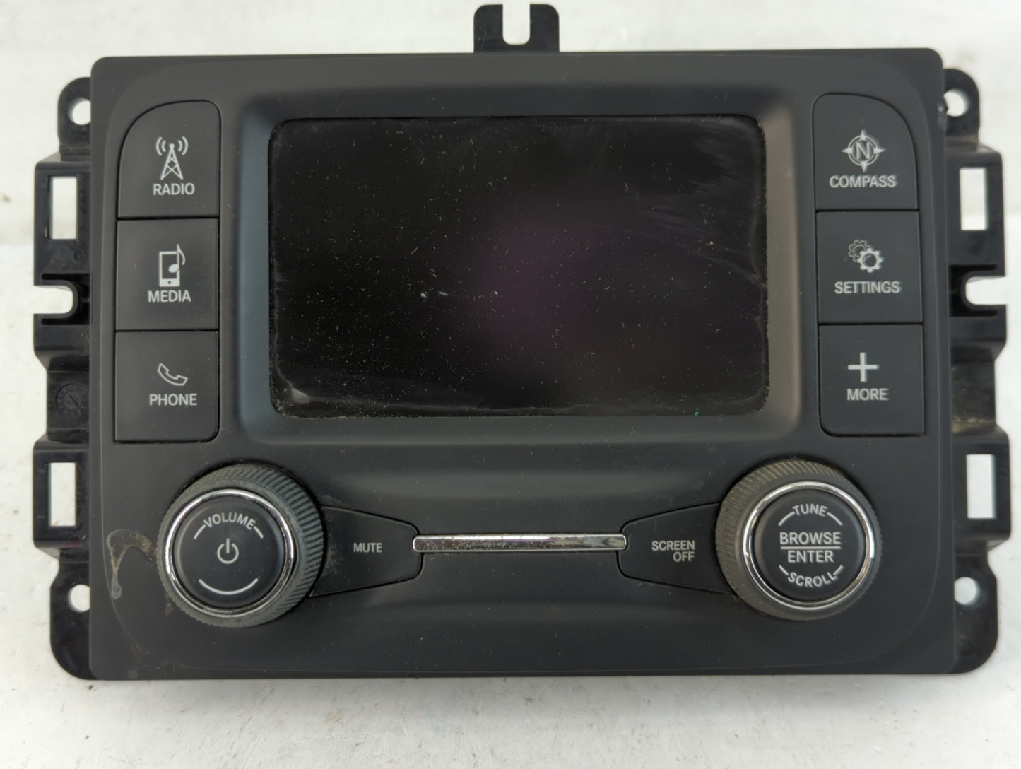2018 Jeep Compass Radio AM FM Cd Player Receiver Replacement P/N:P68292817AJ Fits OEM Used Auto Parts - Oemusedautoparts1.co