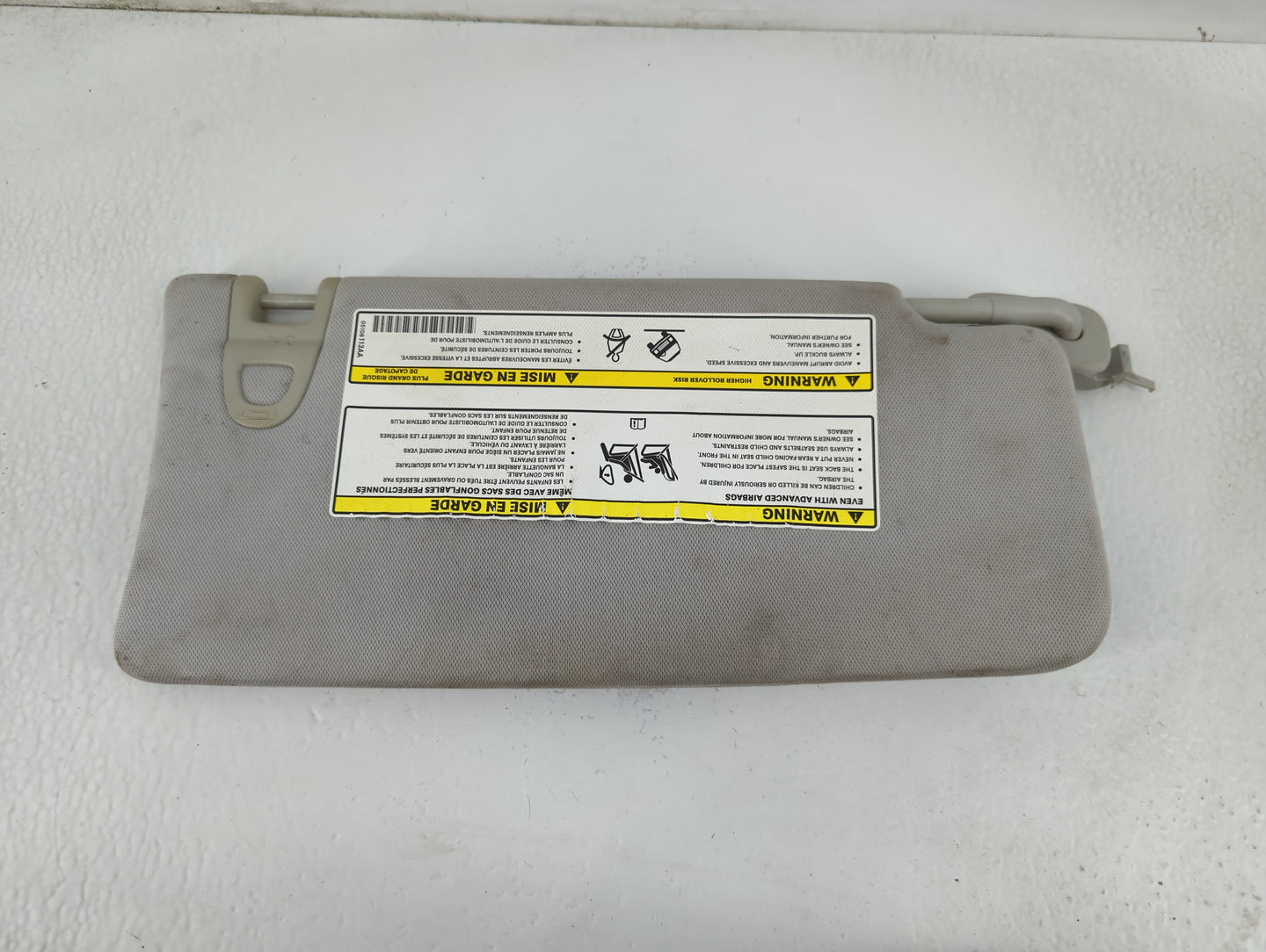 2018 Jeep Compass Sun Visor Shade Replacement Driver Left Mirror Fits OEM Used Auto Parts - Oemusedautoparts1.com