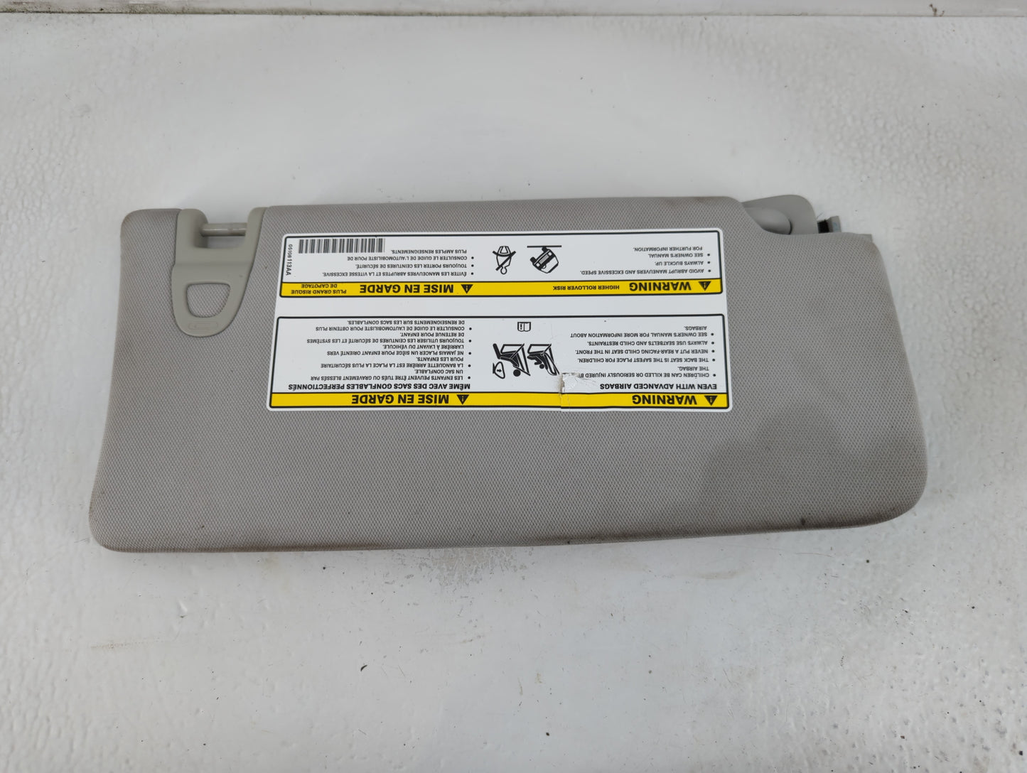 2018 Jeep Compass Sun Visor Shade Replacement Driver Left Mirror Fits OEM Used Auto Parts - Oemusedautoparts1.com