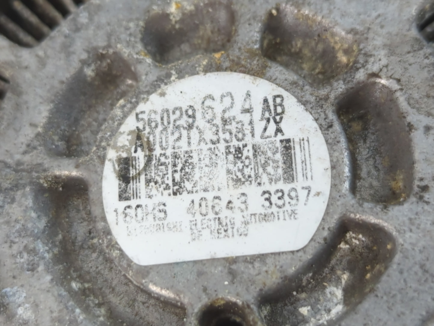 2017-2022 Jeep Compass Alternator Replacement Generator Charging Assembly Engine OEM P/N:56029624AB Fits OEM Used Auto Parts