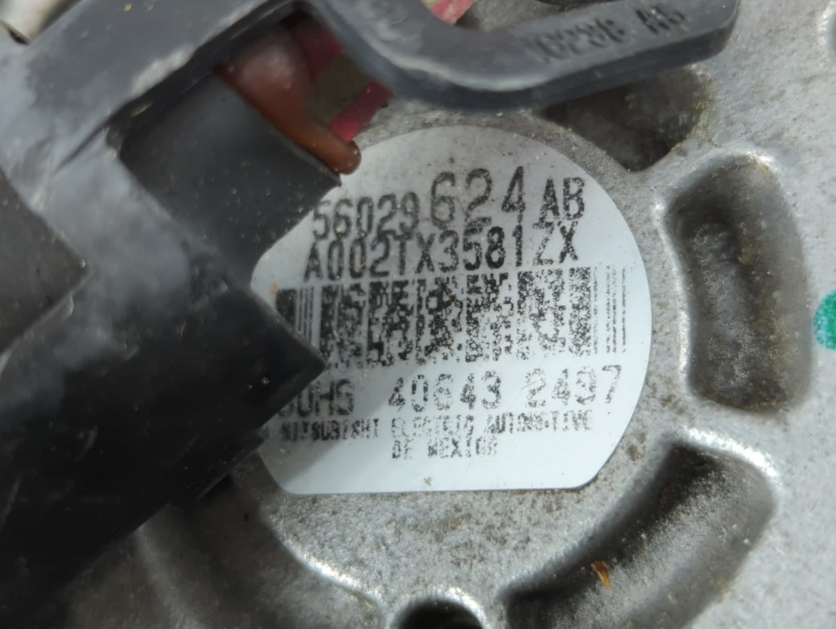 2017-2022 Jeep Compass Alternator Replacement Generator Charging Assembly Engine OEM P/N:56029624AB Fits OEM Used Auto Parts