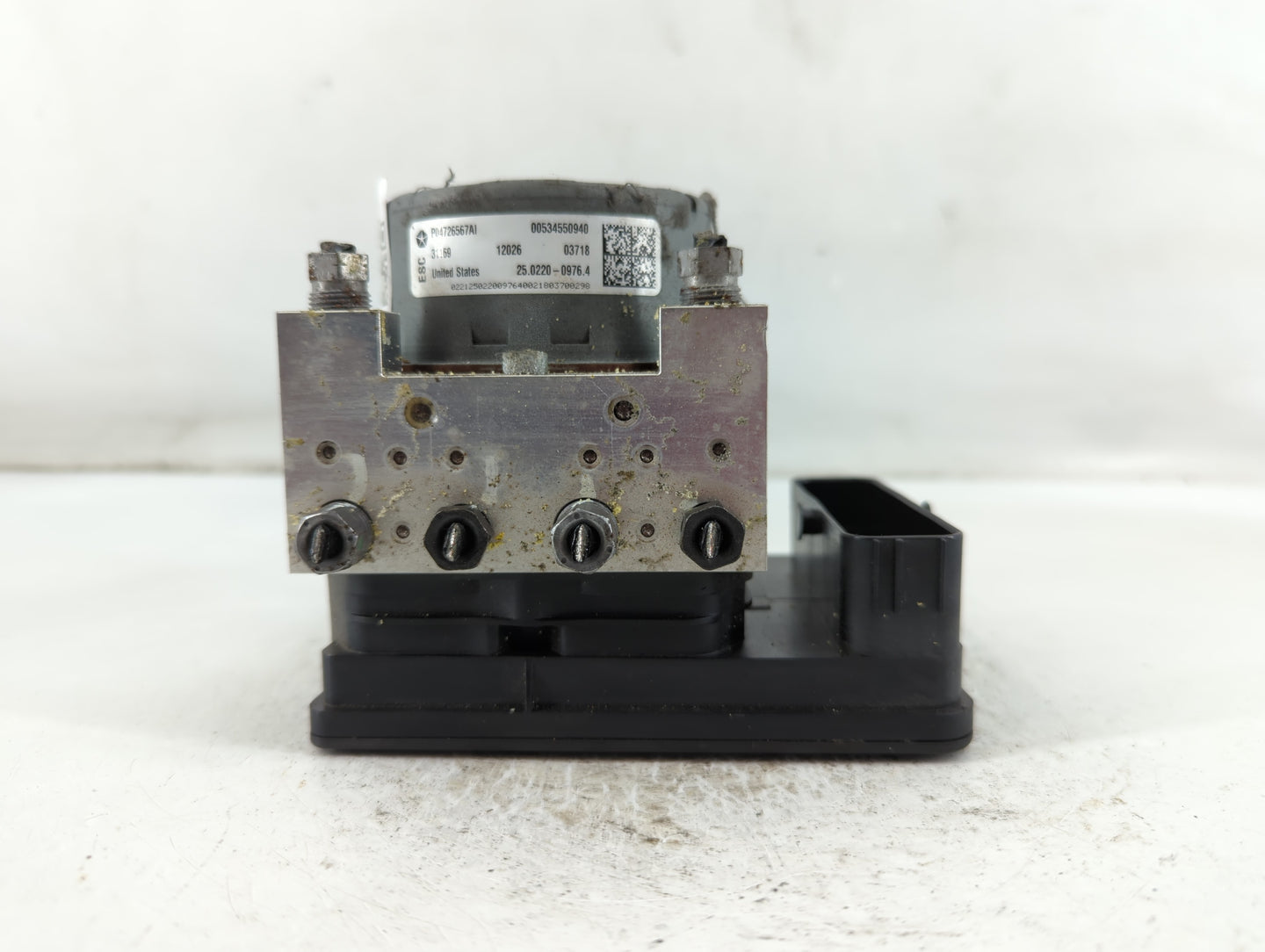 2018 Jeep Compass ABS Pump Control Module Replacement P/N:00534550940 P04726567AI Fits OEM Used Auto Parts - Oemusedautopart