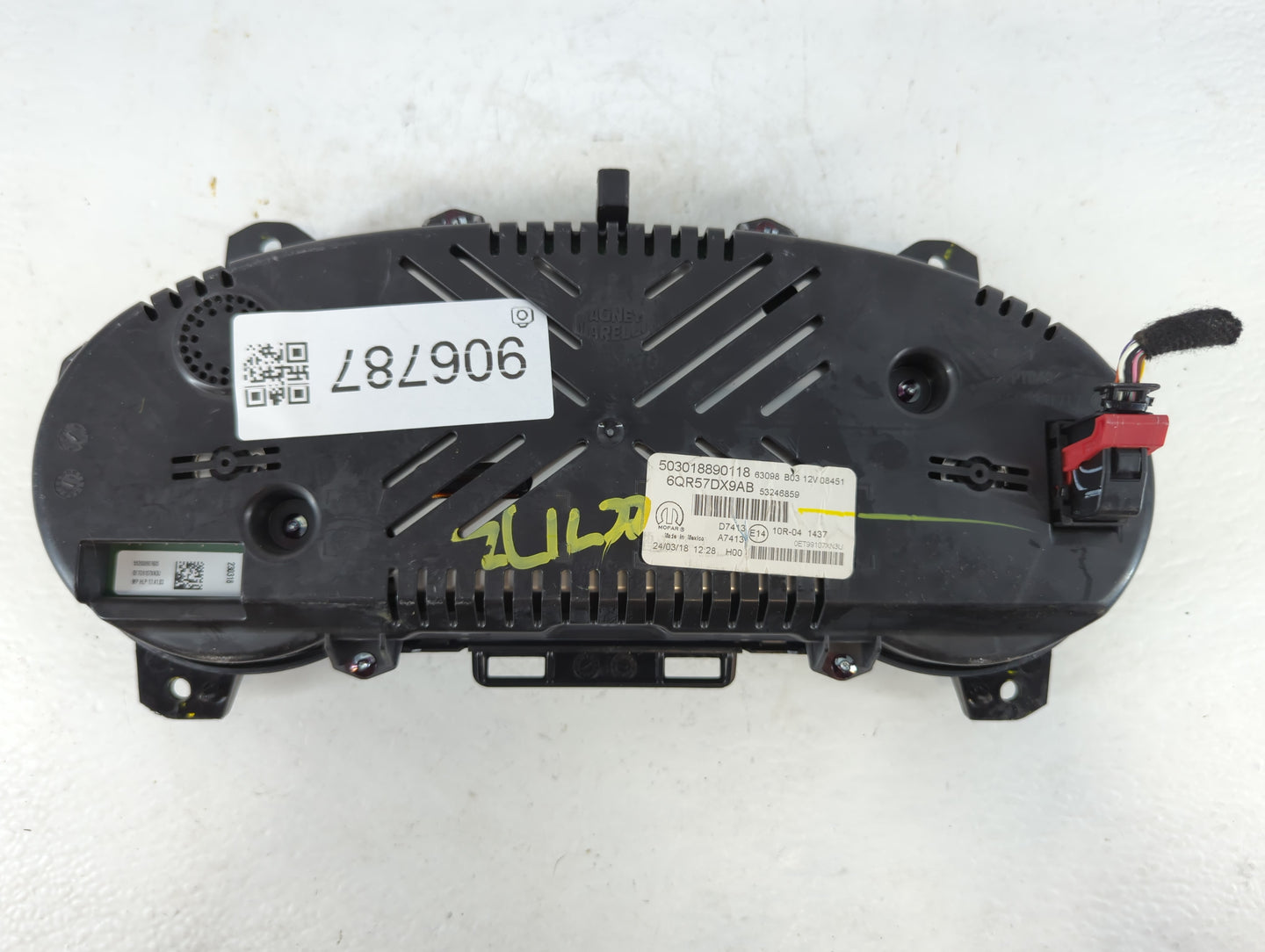 2018 Jeep Compass Instrument Cluster Speedometer Gauges P/N:6QR57DX9AB Miles: Fits OEM Used Auto Parts - Oemusedautoparts1.c