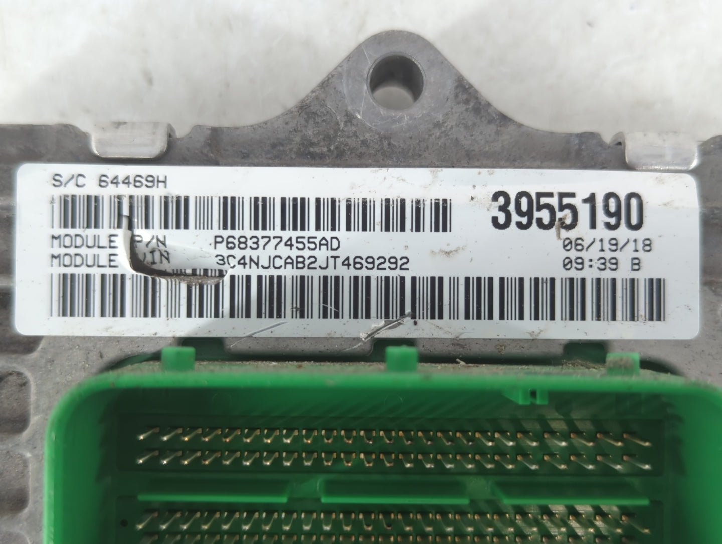 2018 Jeep Compass PCM Engine Control Computer ECU ECM PCU OEM P/N:P68342095AA P68377455AD Fits OEM Used Auto Parts - Oemused