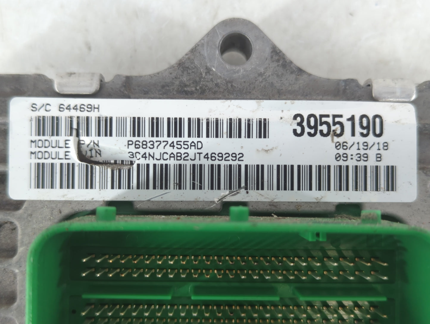 2018 Jeep Compass PCM Engine Control Computer ECU ECM PCU OEM P/N:P68342095AA P68377455AD Fits OEM Used Auto Parts - Oemused