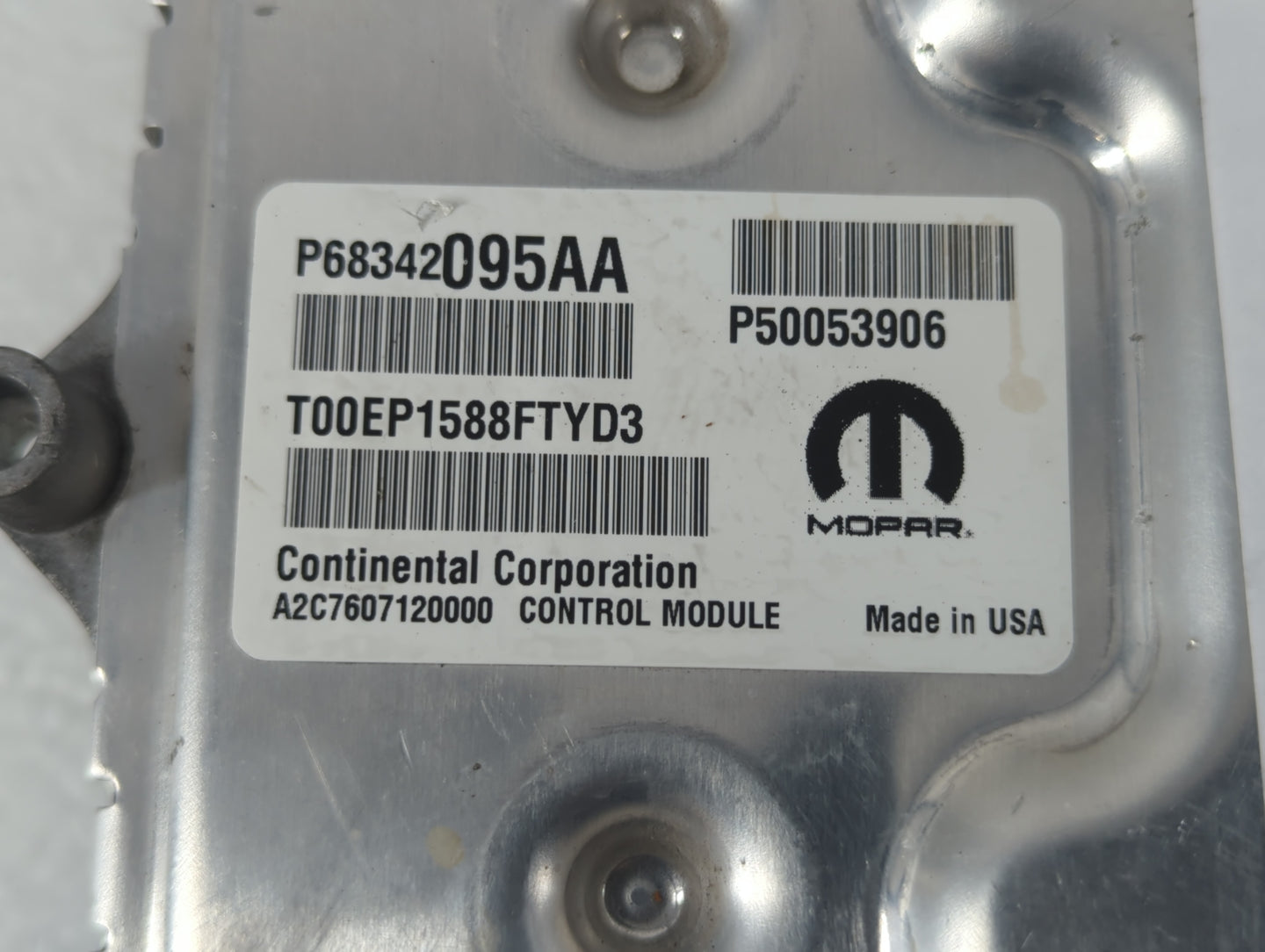 2018 Jeep Compass PCM Engine Control Computer ECU ECM PCU OEM P/N:P68342095AA P68377455AD Fits OEM Used Auto Parts - Oemused