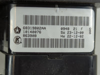 2016-2022 Jeep Grand Cherokee Master Power Window Switch Replacement Driver Side Left P/N:68319802AA Fits OEM Used Auto Part