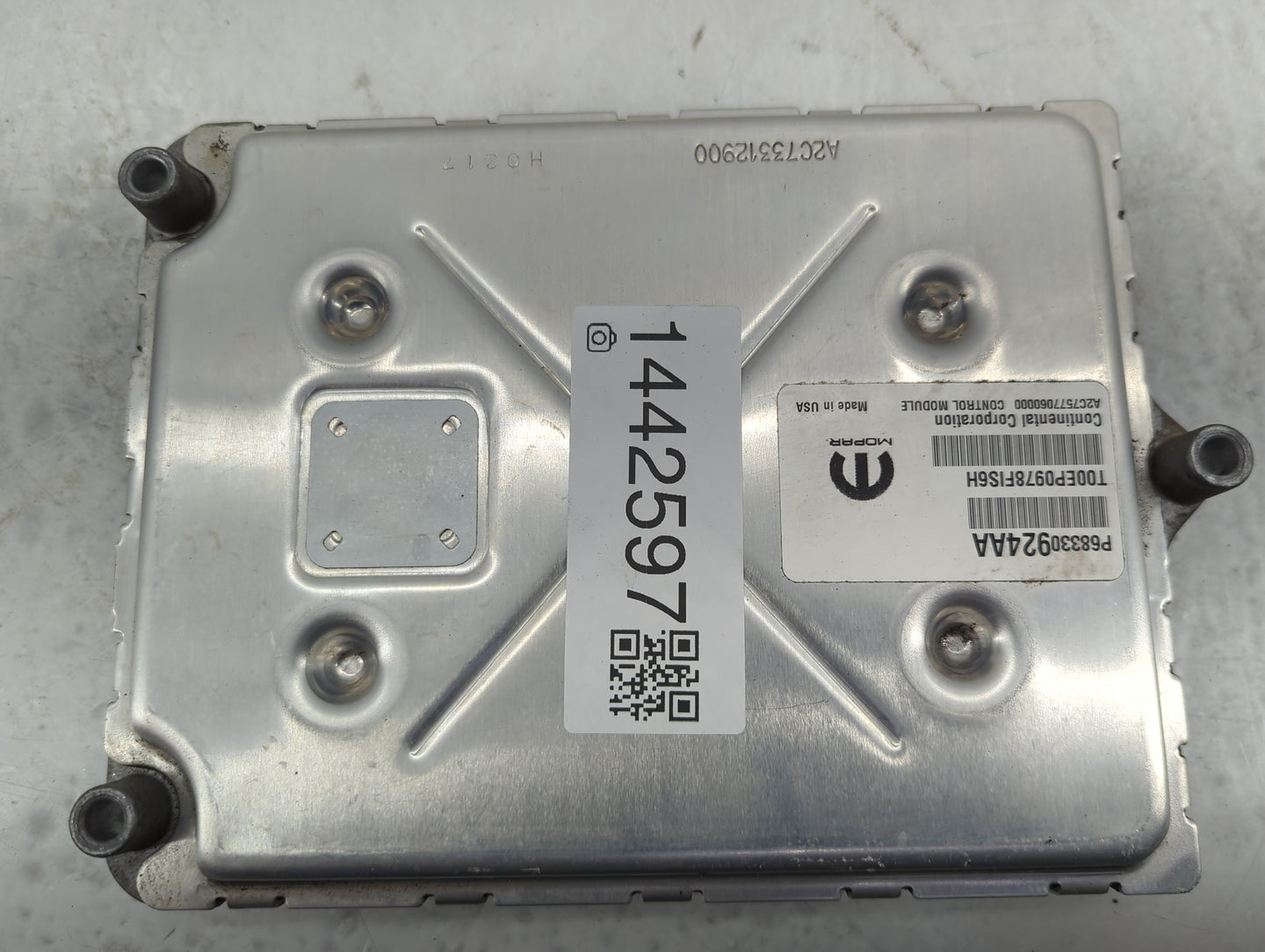 2018-2019 Jeep Grand Cherokee PCM Engine Control Computer ECU ECM PCU OEM P/N:P68330924AA T00EP0978FIS6H Fits Fits 2018 2019