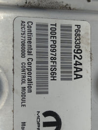2018-2019 Jeep Grand Cherokee PCM Engine Control Computer ECU ECM PCU OEM P/N:P68330924AA T00EP0978FIS6H Fits Fits 2018 2019
