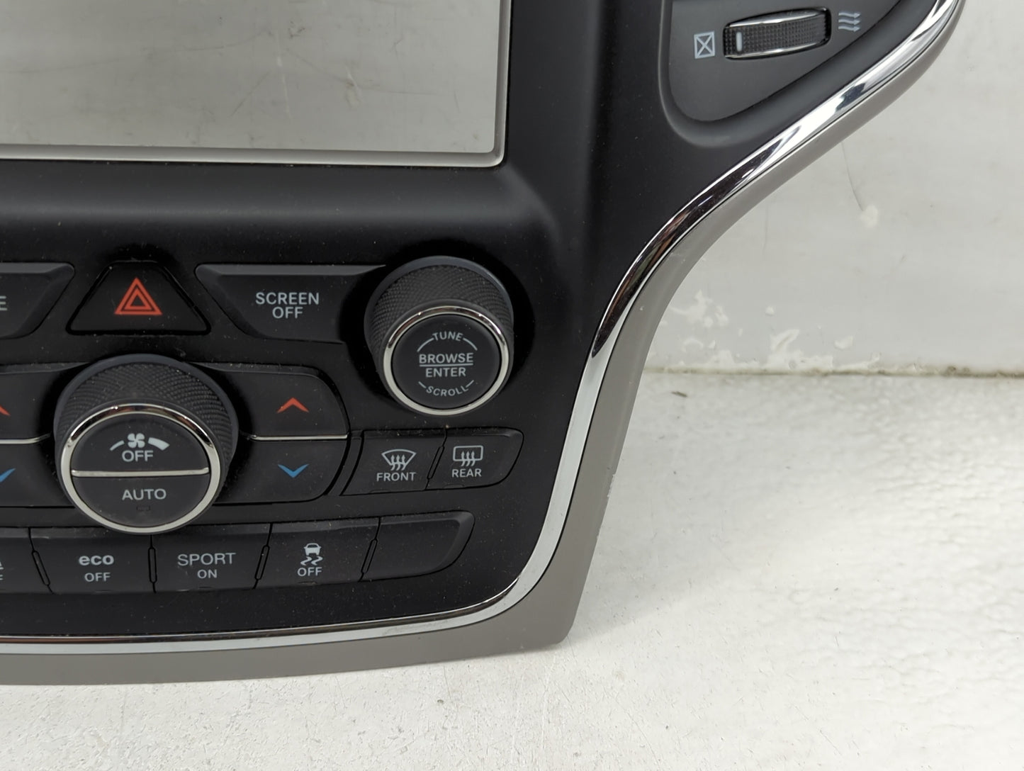 2018 Jeep Grand Cherokee Climate Control Module Temperature AC/Heater Replacement P/N:P68333934AA 68333934AA Fits OEM Used A