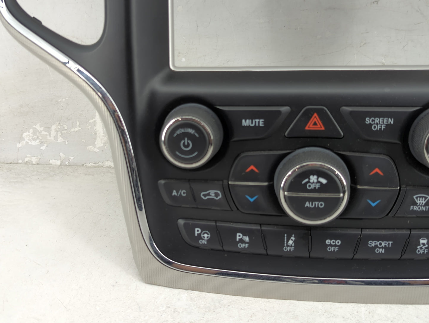2018 Jeep Grand Cherokee Climate Control Module Temperature AC/Heater Replacement P/N:68333948AA P68333948AA Fits OEM Used A