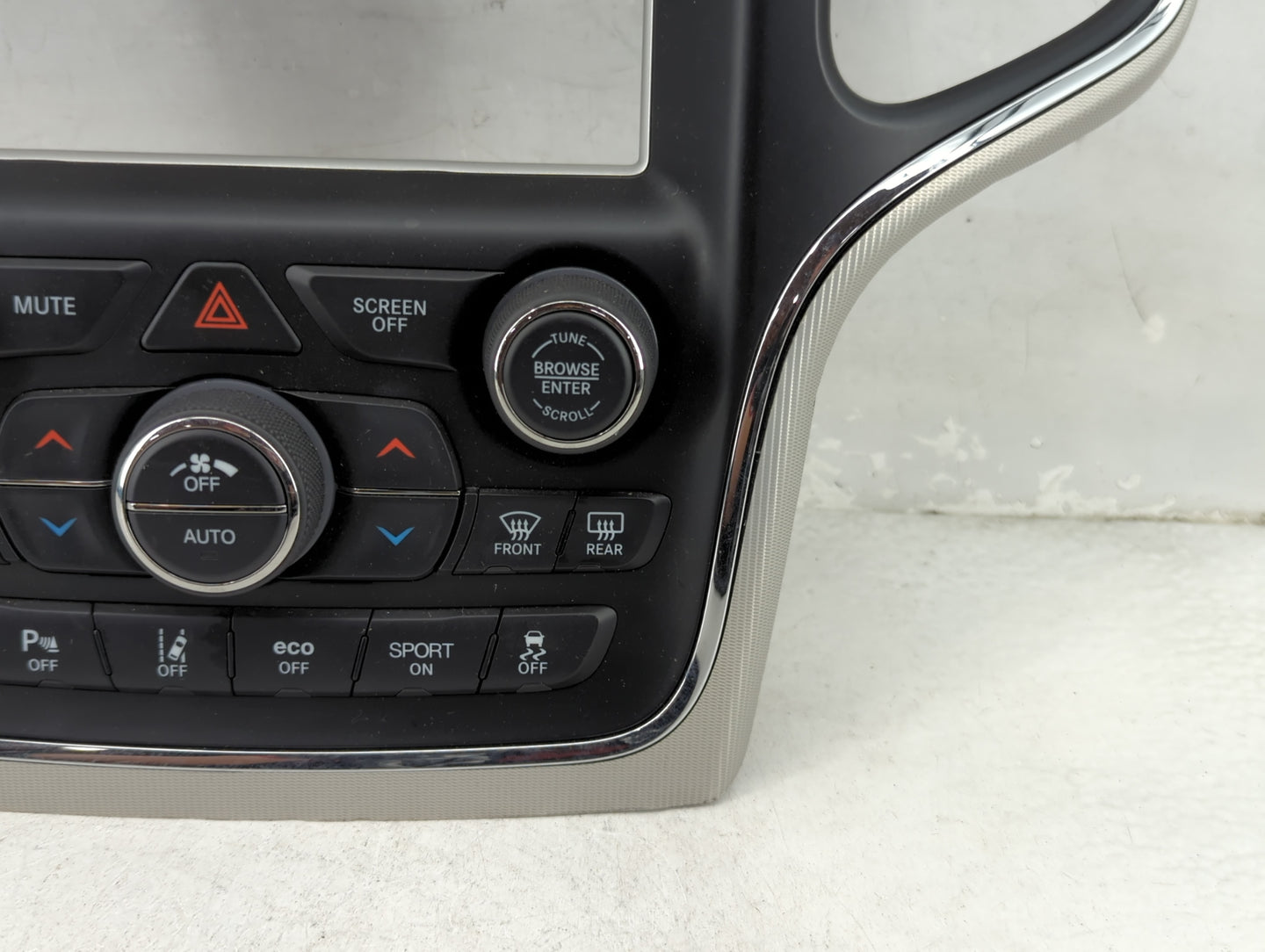2018 Jeep Grand Cherokee Climate Control Module Temperature AC/Heater Replacement P/N:68333948AA P68333948AA Fits OEM Used A