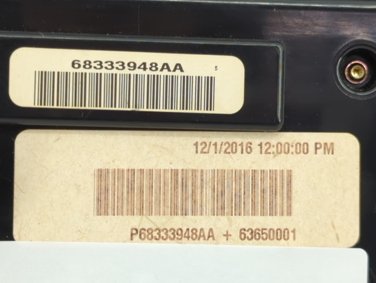 2018 Jeep Grand Cherokee Climate Control Module Temperature AC/Heater Replacement P/N:68333948AA P68333948AA Fits OEM Used A