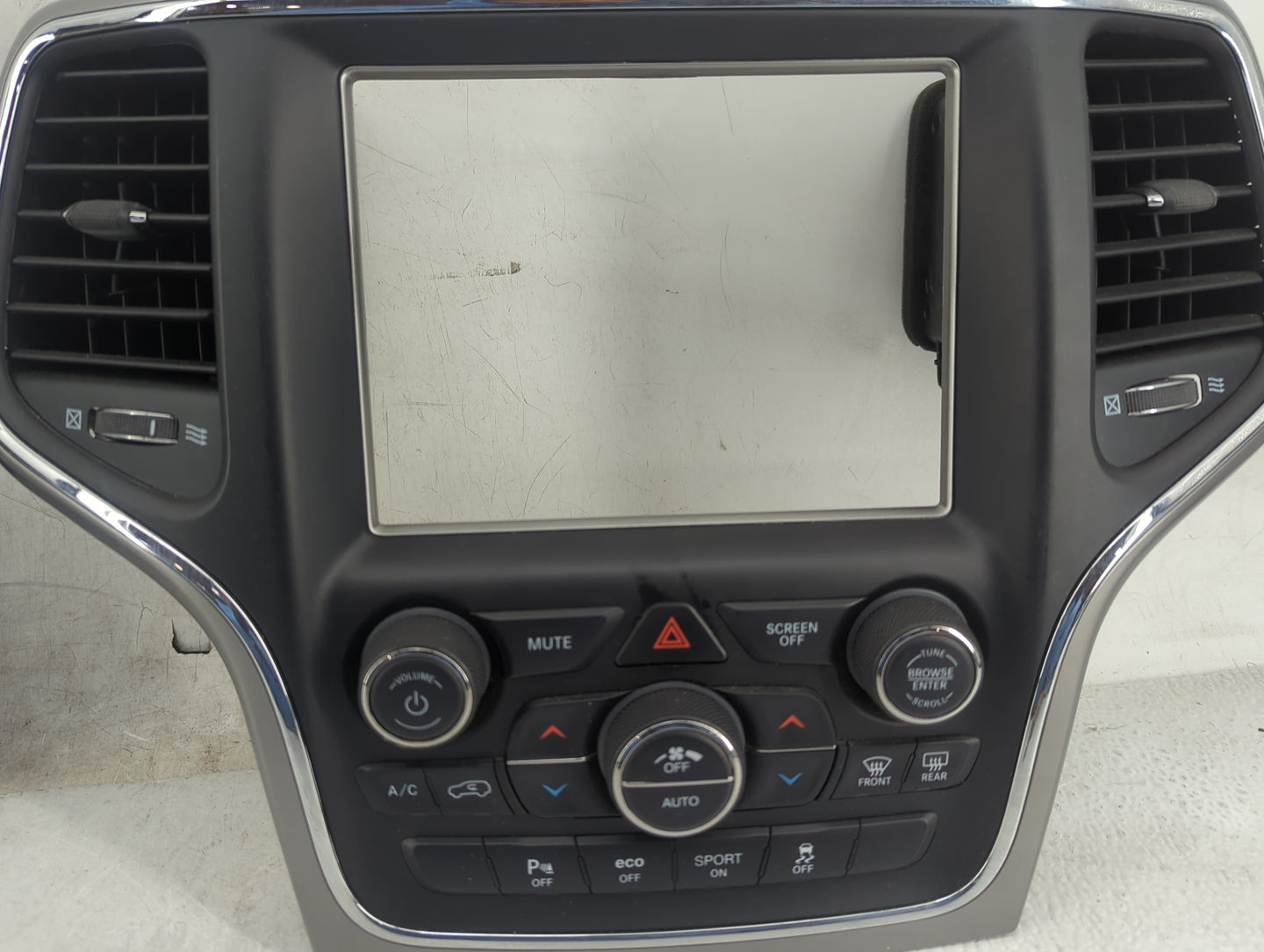 2018 Jeep Grand Cherokee Climate Control Module Temperature AC/Heater Replacement P/N:68333934AA P68333934AA, 73171437 Fits 