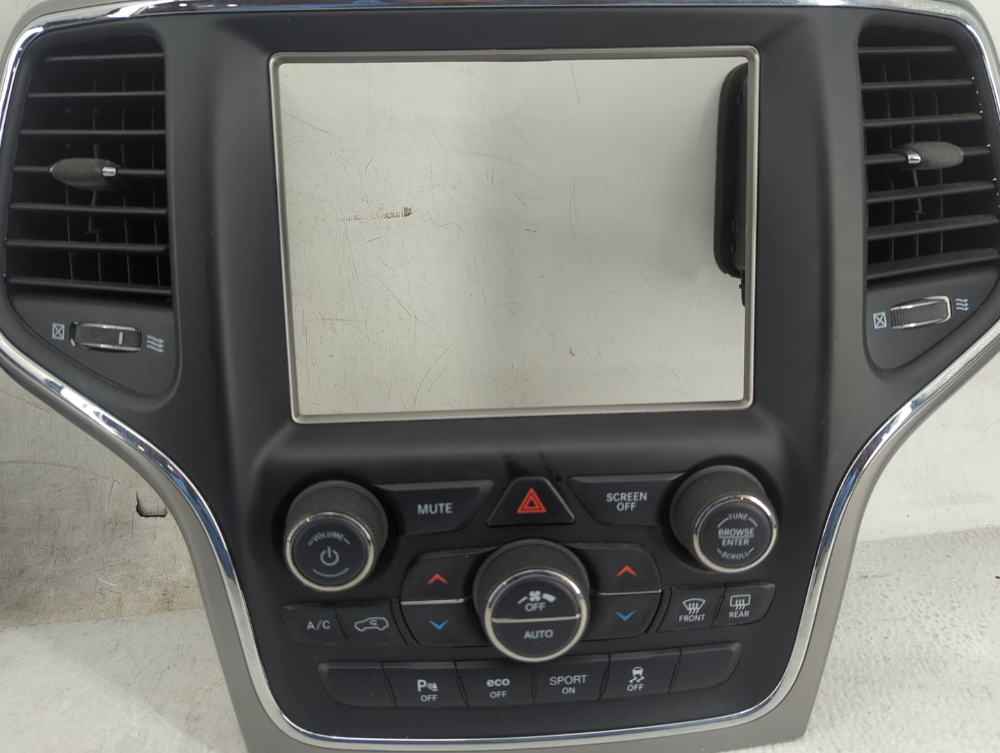 2018 Jeep Grand Cherokee Climate Control Module Temperature AC/Heater Replacement P/N:68333934AA P68333934AA, 73171437 Fits 