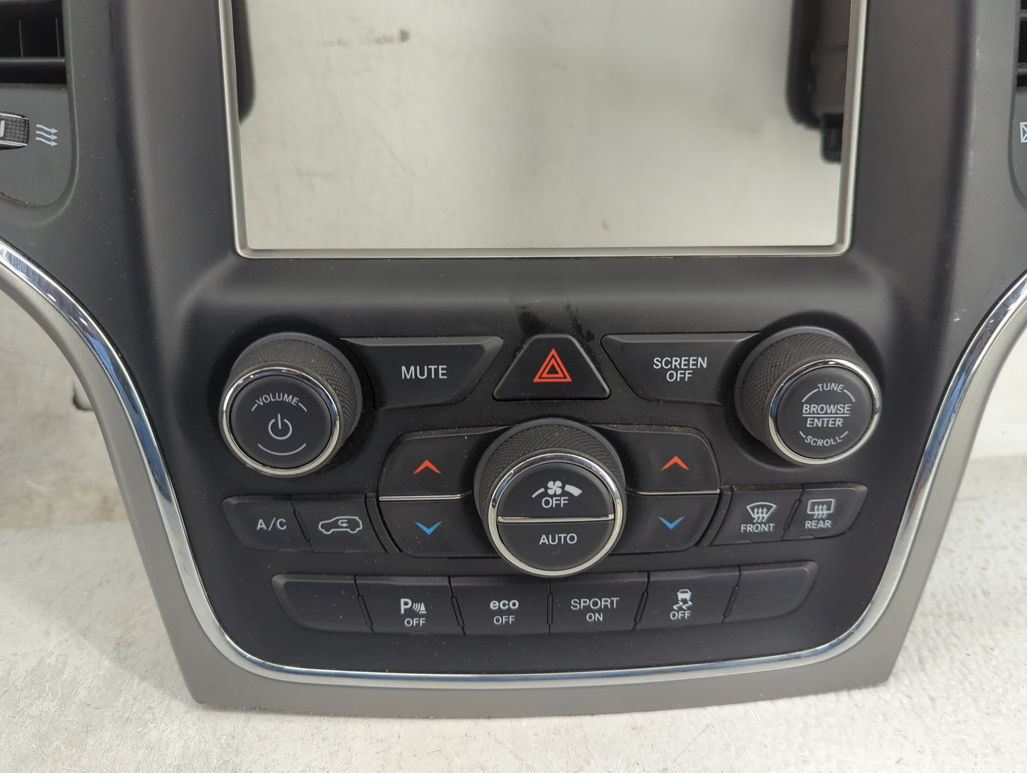 2018 Jeep Grand Cherokee Climate Control Module Temperature AC/Heater Replacement P/N:68333934AA P68333934AA, 73171437 Fits 