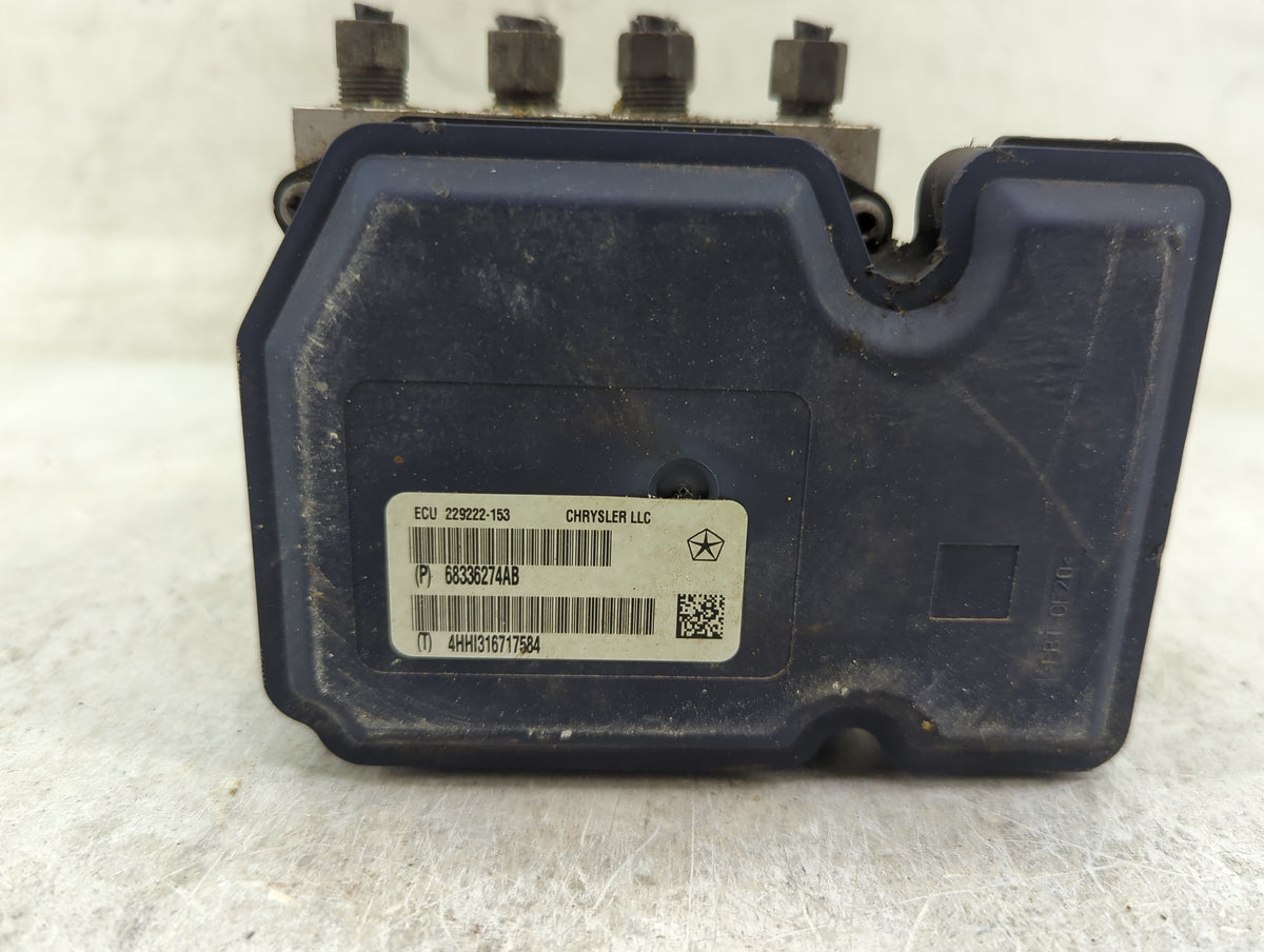 2018 Jeep Grand Cherokee Anti-Lock Brake ABS Pump Module Actuator OEM P/N:68336274AB 229222-153 Fits OEM Used Auto Parts - O
