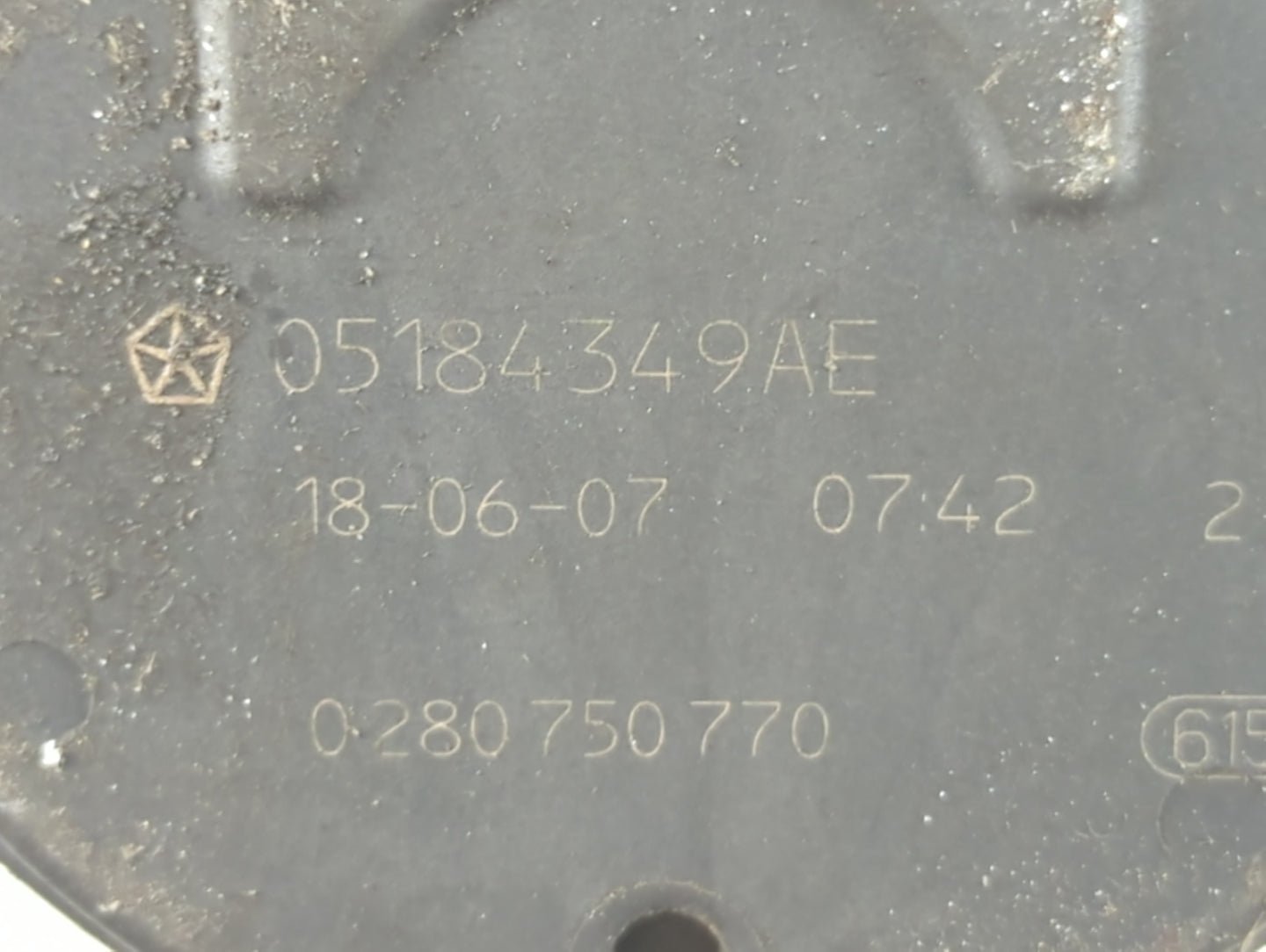 2011-2022 Jeep Grand Cherokee Throttle Body P/N:05184349AE 0 280 750 770 Fits OEM Used Auto Parts - Oemusedautoparts1.com